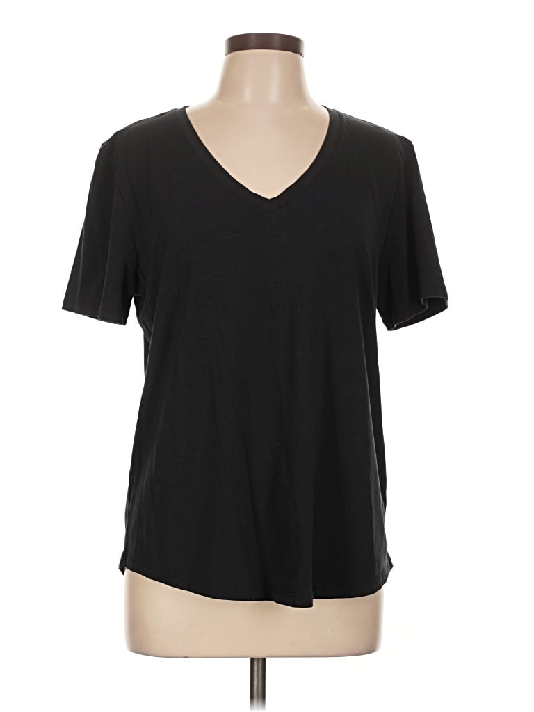 Pre-owned Lululemon Athletica Short Sleeve T-shirt In Black