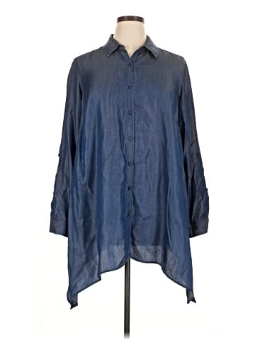 Zac & Rachel 3/4 Sleeve Button-Down Shirt (view 1)