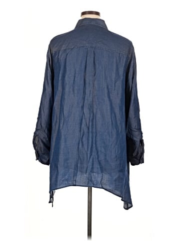 Zac & Rachel 3/4 Sleeve Button-Down Shirt (view 2)