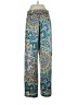 The Korner Paisley Teal Casual Pants Size 4 - photo 2