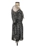 Intermix 100% Polyester Animal Print Gray Cocktail Dress Size S - photo 4