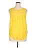 Zac & Rachel Yellow Sleeveless Blouse Size XL - photo 1