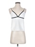 Unbranded 100% Polyester White Tank Top Size S - photo 1
