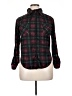 R N B 100% Polyester Plaid Black Long Sleeve Blouse Size XL - photo 1