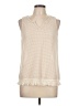 Shein Ivory Sleeveless Blouse Size 12 - photo 1
