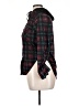 R N B 100% Polyester Plaid Black Long Sleeve Blouse Size XL - photo 5