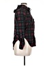 R N B 100% Polyester Plaid Black Long Sleeve Blouse Size XL - photo 4