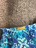 Lands' End Print Blue One Piece Swimsuit Size 12 - photo 3