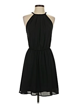 slim fit dress slacks Talei Blue Halter Puff Mini Dress - US 16 main image 0