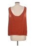 Ekouaer Brown Orange Sleeveless Top Size L - photo 2