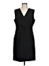 LDT Solid Black Cocktail Dress Size 12 - photo 1