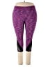 Ideology Color Block Purple Active Pants Size 2X - photo 1