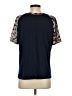 Shein Blue Short Sleeve Top Size 4 - photo 2