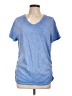 Lane Bryant 100% Cotton Blue Active T-Shirt Size 10 - 12 Plus - photo 1