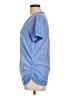 Lane Bryant 100% Cotton Blue Active T-Shirt Size 10 - 12 Plus - photo 5