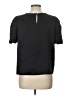 Apt. 9 100% Polyester Black Short Sleeve Top Size L - photo 2