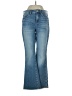 NYDJ Hearts Blue Jeans Size 0 - photo 1