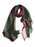 Unbranded 100% Polyester Green Pink Scarf One size - photo 1