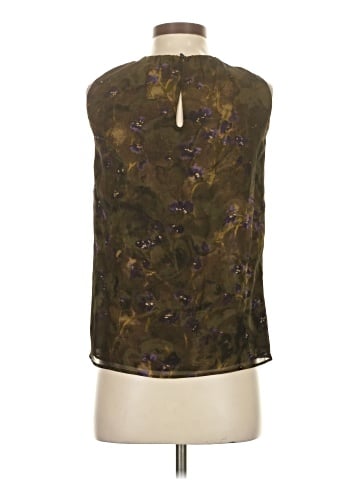 Michael Kors Sleeveless Silk Top (view 2)