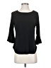 Green Envelope Black 3/4 Sleeve Top Size S - photo 1