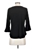 Green Envelope Black 3/4 Sleeve Top Size S - photo 2