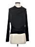 Express 100% Polyester Black Long Sleeve Top Size M - photo 1