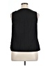 Unbranded Black Sleeveless Blouse Size 0X - photo 2