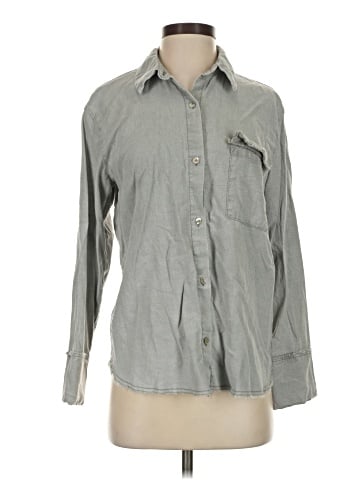 Divided by H&M Long Sleeve Button-Down Shirt (view 1)