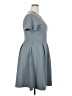 Unbranded Solid Gray Casual Dress Size XXL - photo 4