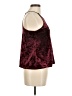 Necessary Objects Burgundy Sleeveless Top Size M - photo 4