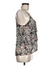 Elio 100% Silk Gray Sleeveless Silk Top Size M - photo 4