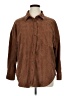 Unbranded 100% Polyester Brown Long Sleeve Blouse Size XL - photo 1