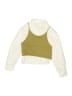 Zara 100% Cotton Ivory Tan Long Sleeve Top Size 13 - 14 - photo 2