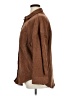 Unbranded 100% Polyester Brown Long Sleeve Blouse Size XL - photo 5