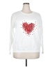 Hanes Hearts White Sweatshirt Size 2X - photo 1