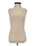 Unbranded Tan Sleeveless T-Shirt Size S - photo 1