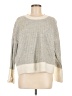 Lumiere Color Block Gray Pullover Sweater Size M - photo 1