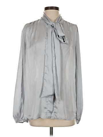 Eva Mendes by New York & Company Long Sleeve Blouse (view 1)