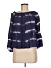 Karlie 100% Rayon Blue 3/4 Sleeve Blouse Size M - photo 1