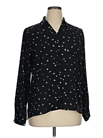 Noir Long Sleeve Blouse (view 1)