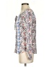 Stoosh 100% Rayon Blue Long Sleeve Blouse Size S - photo 5