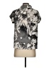 Apostrophe Gray Short Sleeve Blouse Size S - photo 2