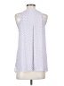 CAbi 100% Polyester White Sleeveless Blouse Size S - photo 2
