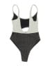 Wolf & Whistle Tweed Gray One Piece Swimsuit Size 4D/DD - photo 2