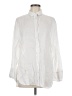 Zara Ivory Long Sleeve Button-Down Shirt Size M - photo 1
