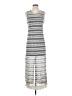 J.Crew Collection Stripes Silver Casual Dress Size S - photo 1