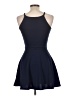 Aqua Color Block Blue Cocktail Dress Size L - photo 2