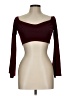 Assorted Brands Burgundy 3/4 Sleeve Top Size L - photo 1