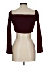 Assorted Brands Burgundy 3/4 Sleeve Top Size L - photo 2