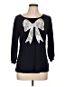 Emma & Olivia Black 3/4 Sleeve Top Size L - photo 1